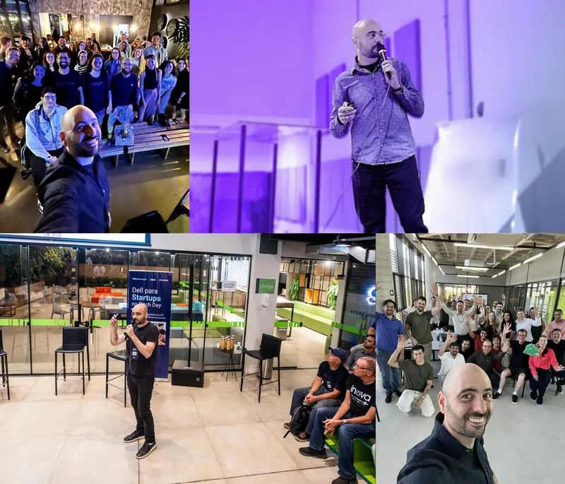 Cristiano Fernandes palestrando em eventos