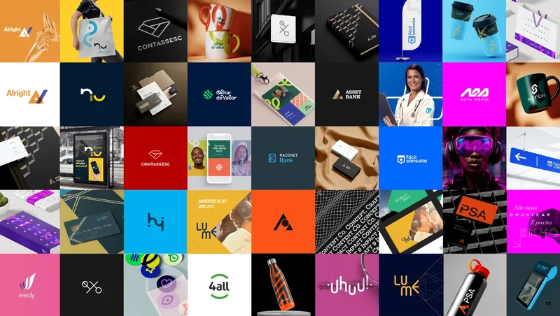 Projetos de branding da By Design Studio